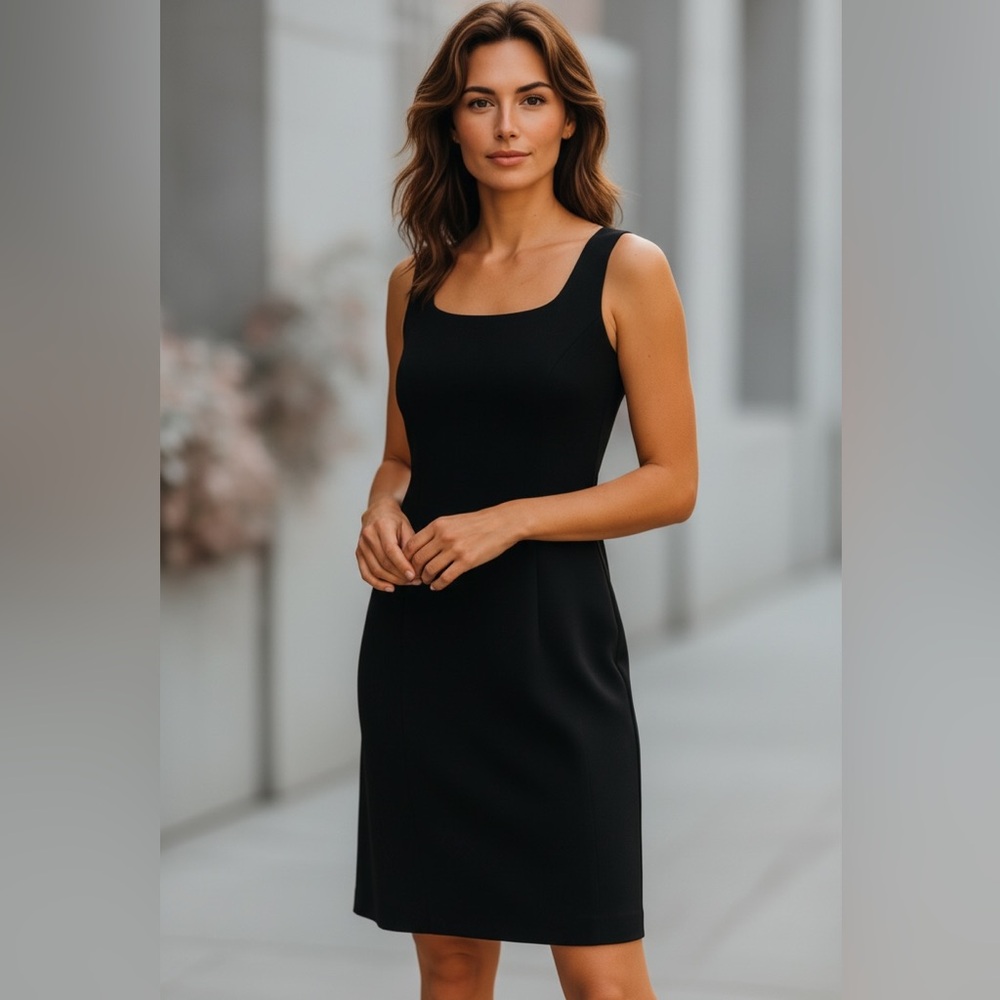 ~Giorgio Armani~Haute Couture Black Dress
 size 4 US NWT~ exquisite~ size 4